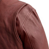 Moto Bomber - Men's Leather Jacket - First Manufacturing Company - Flyclothing LLC