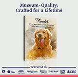 Pet Memorial Watercolor Portrait Sign - Tailored Canvases - Flyclothing LLC