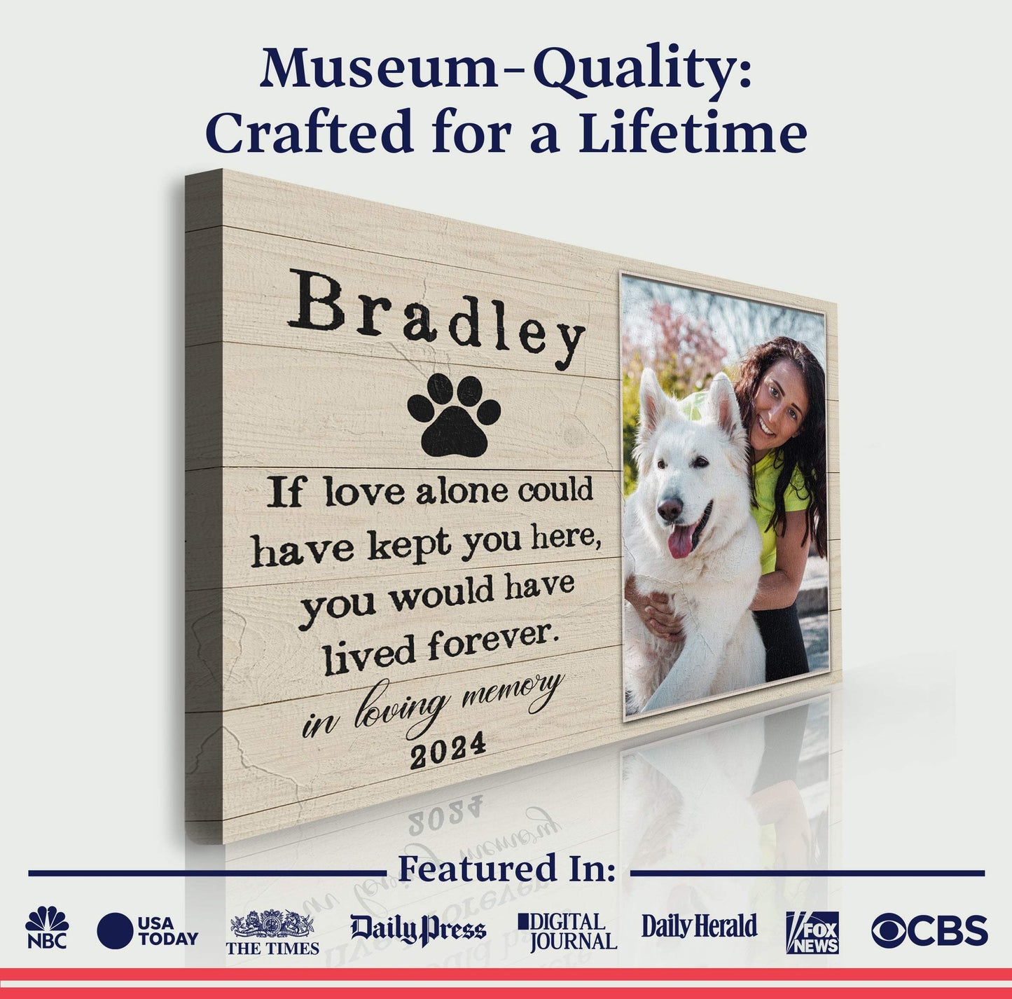 Pet Memorial Sign XII - Tailored Canvases - Flyclothing LLC