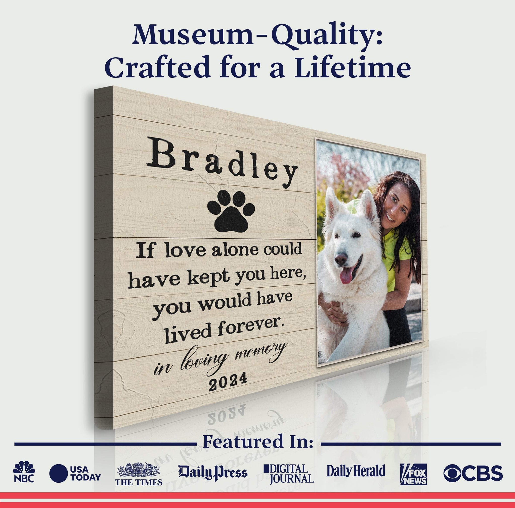 Pet Memorial Sign XII - Tailored Canvases - Flyclothing LLC