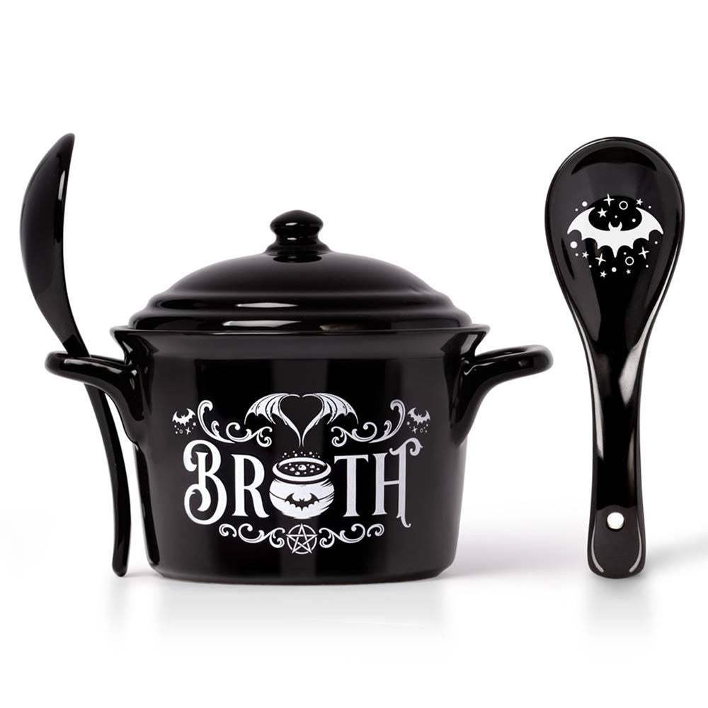 Bat Broth Bowl & Spoon Set - Alchemy of England - Flyclothing LLC