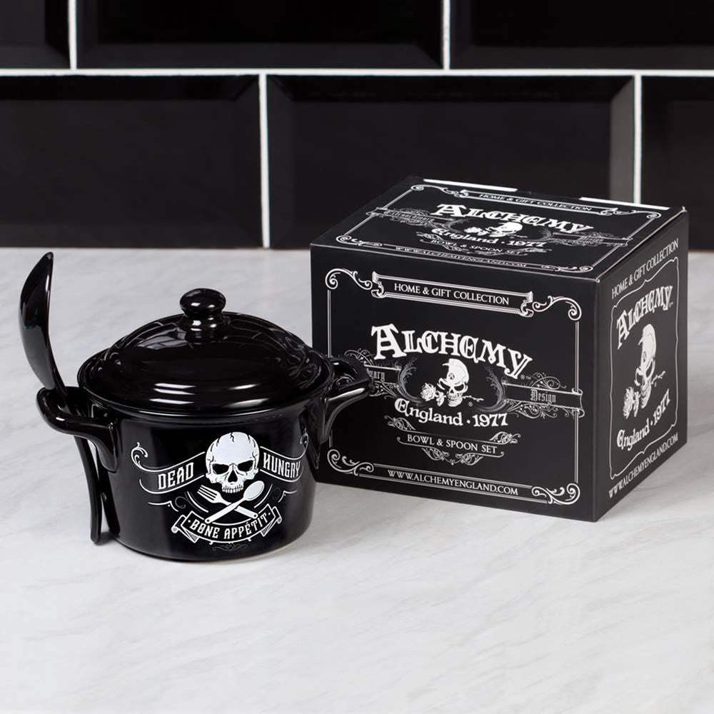 Bone Appetit Bowl & Spoon Set - Alchemy of England - Flyclothing LLC