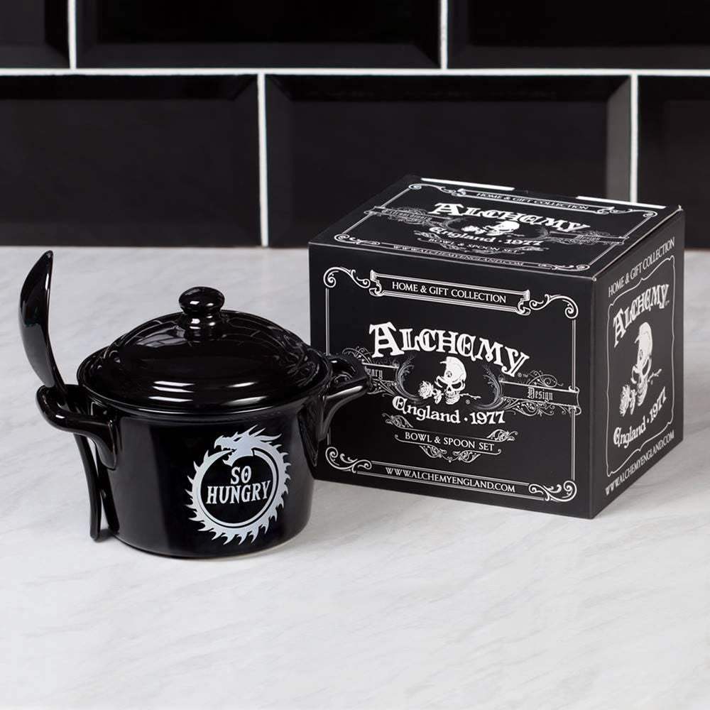 So Hungry Bowl & Spoon Set - Alchemy of England - Flyclothing LLC