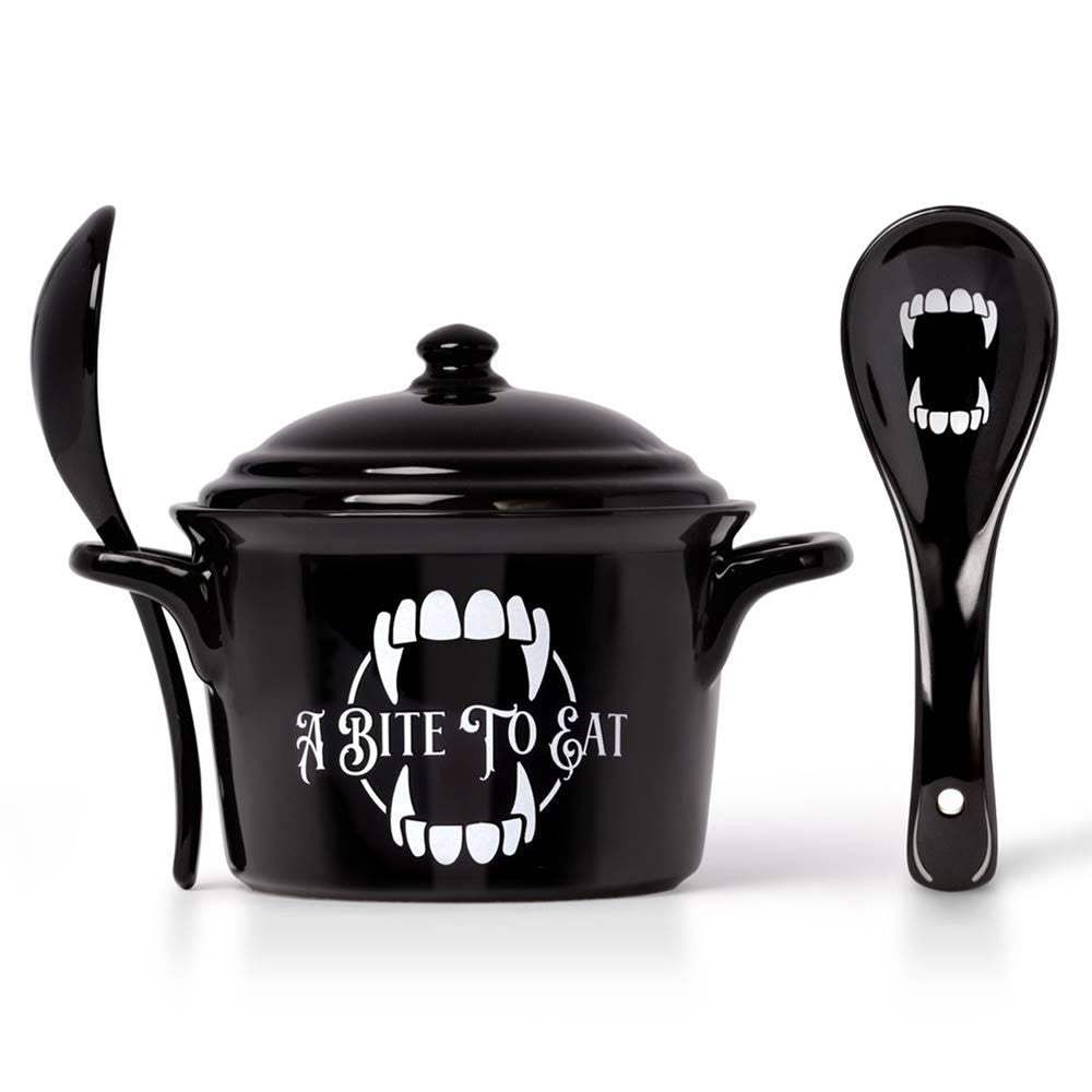 A Bite to Eat Bowl & Spoon Set - Alchemy of England - Flyclothing LLC