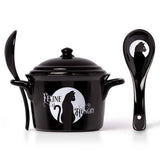 Feline Hungry Bowl & Spoon Set - Alchemy of England - Flyclothing LLC