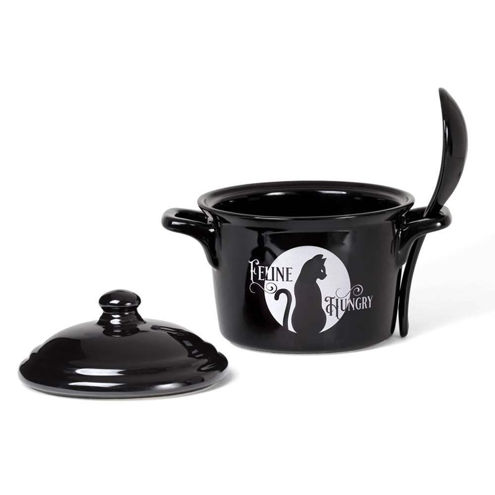 Feline Hungry Bowl & Spoon Set - Alchemy of England - Flyclothing LLC