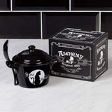 Feline Hungry Bowl & Spoon Set - Alchemy of England - Flyclothing LLC