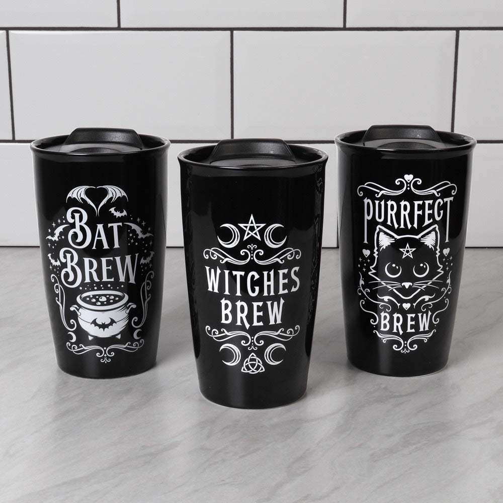 Witches Brew Double Walled Travel Mug - Alchemy of England - Flyclothing LLC