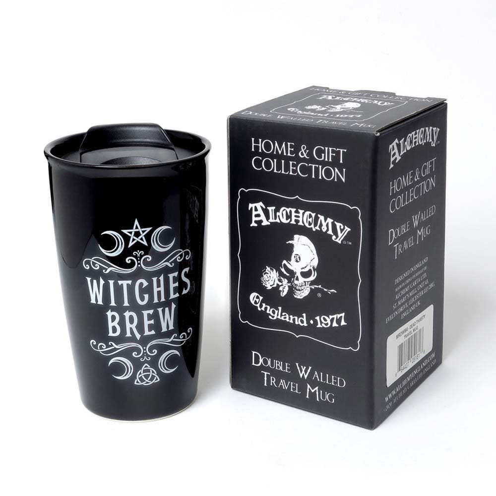 Witches Brew Double Walled Travel Mug - Alchemy of England - Flyclothing LLC
