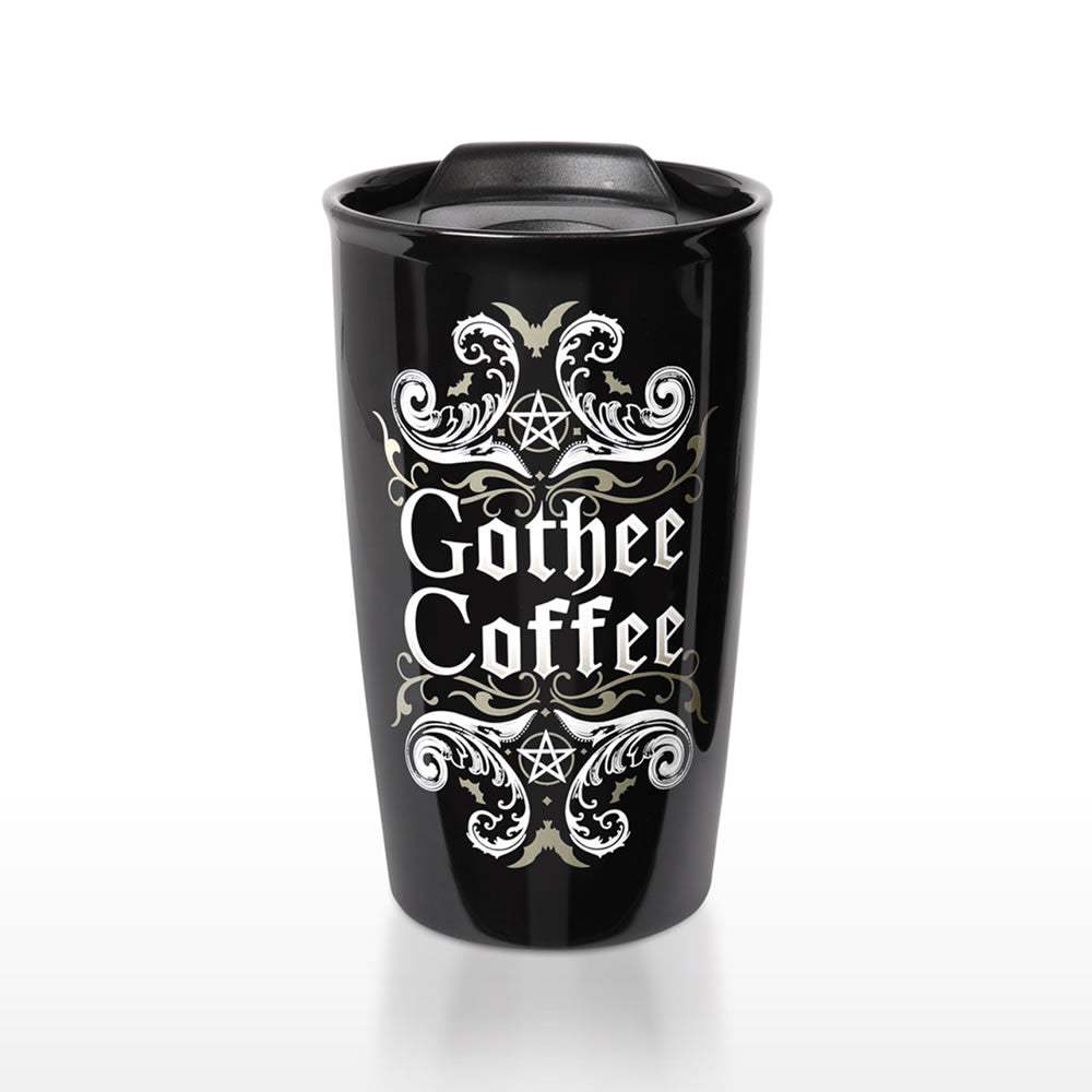 Gothee Coffee Double Walled Travel Mug - Alchemy of England - Flyclothing LLC