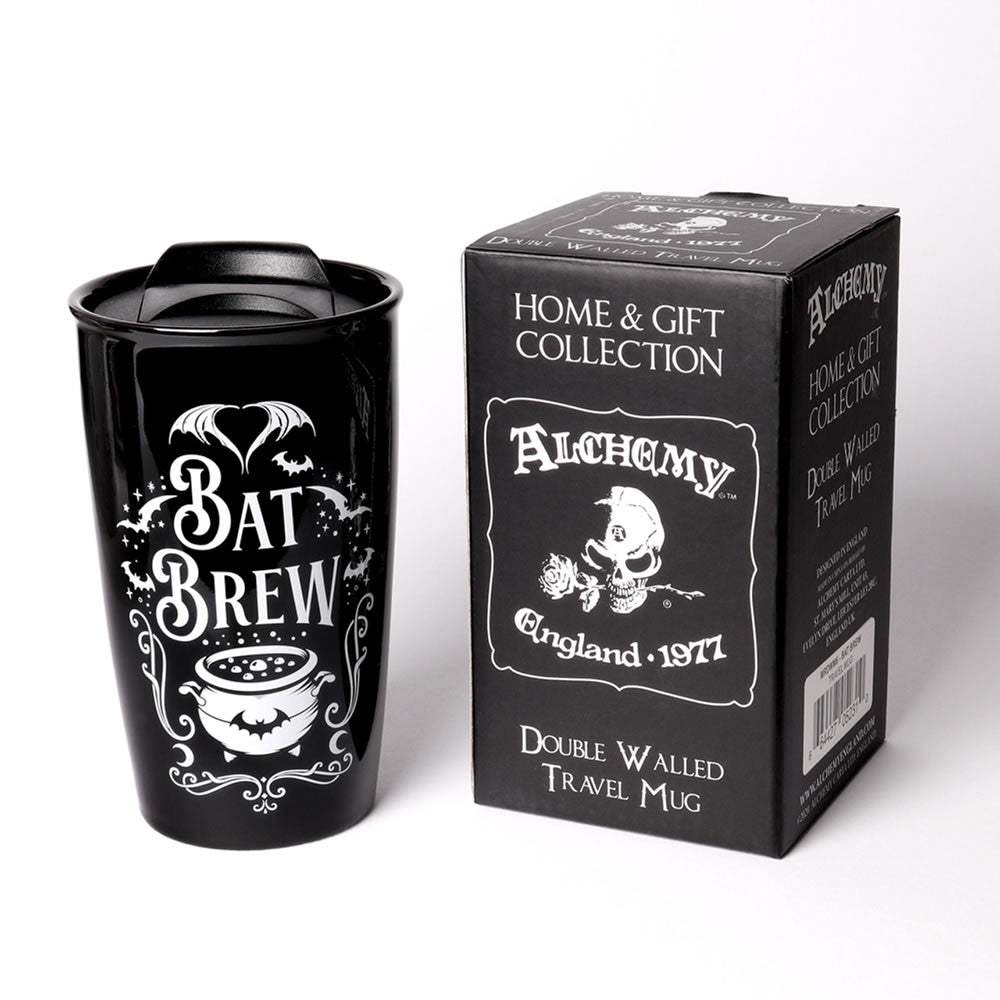 Bat Brew Double Walled Travel Mug - Alchemy of England - Flyclothing LLC