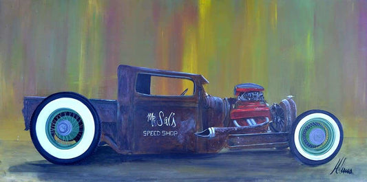 Black Market Art Company Mr. Sal& Speed Shop Print - Black Market Art Company - Flyclothing LLC