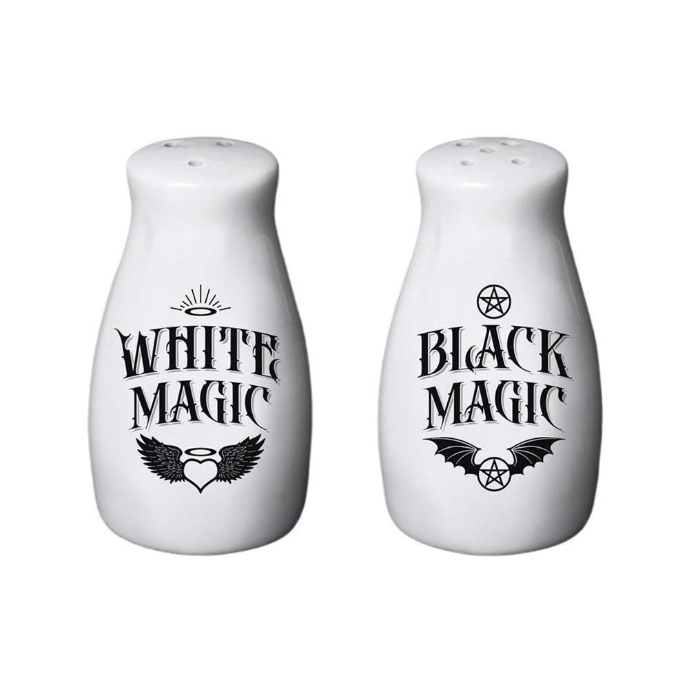 White Magic / Black Magic Salt & Pepper Set - Alchemy of England - Flyclothing LLC