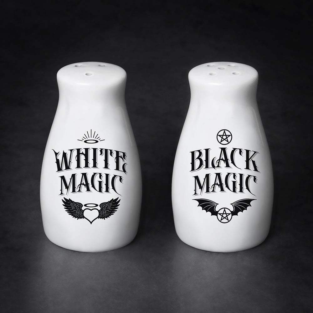 White Magic / Black Magic Salt & Pepper Set - Alchemy of England - Flyclothing LLC