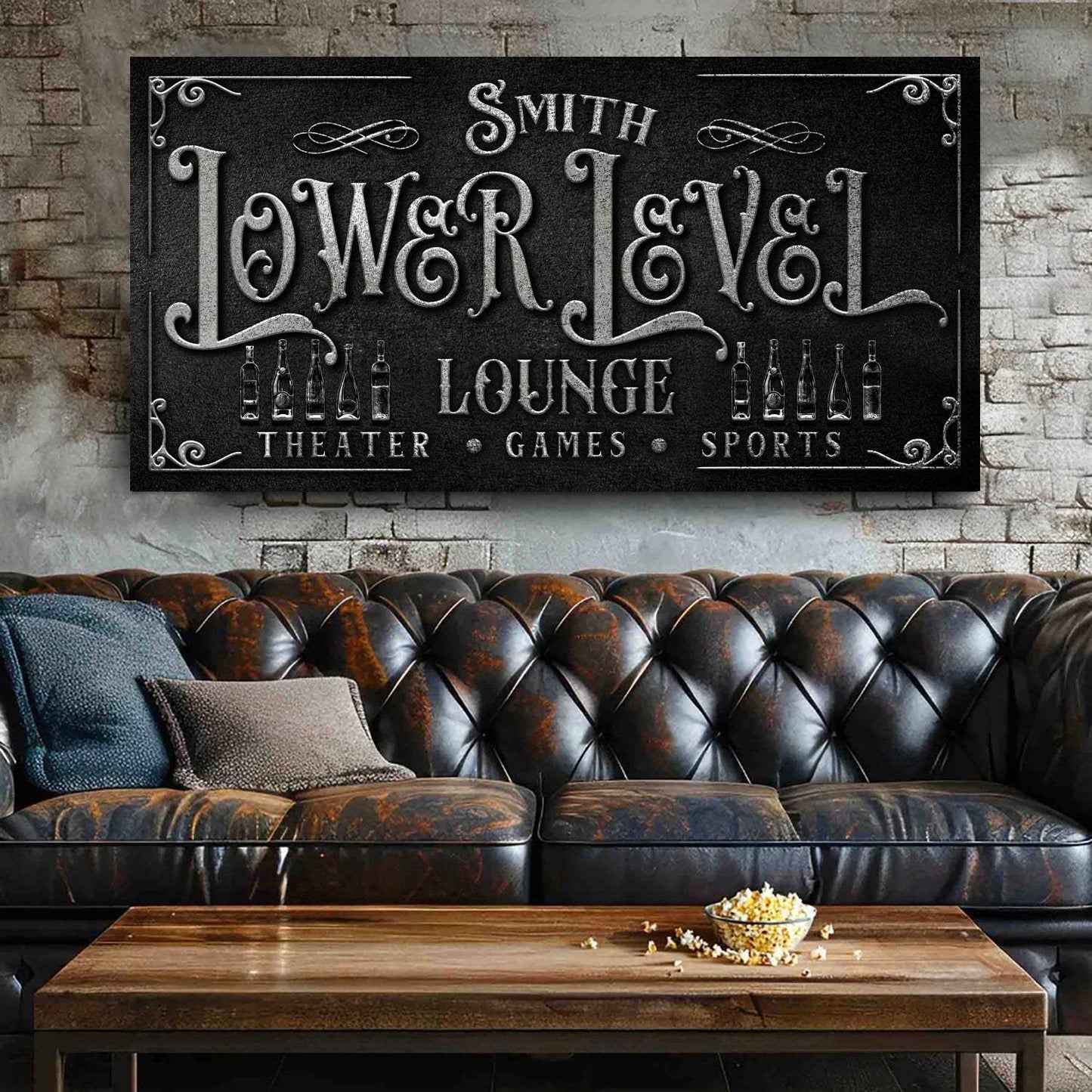 Personalized Lower Level Sign - Tailored Canvases - Flyclothing LLC