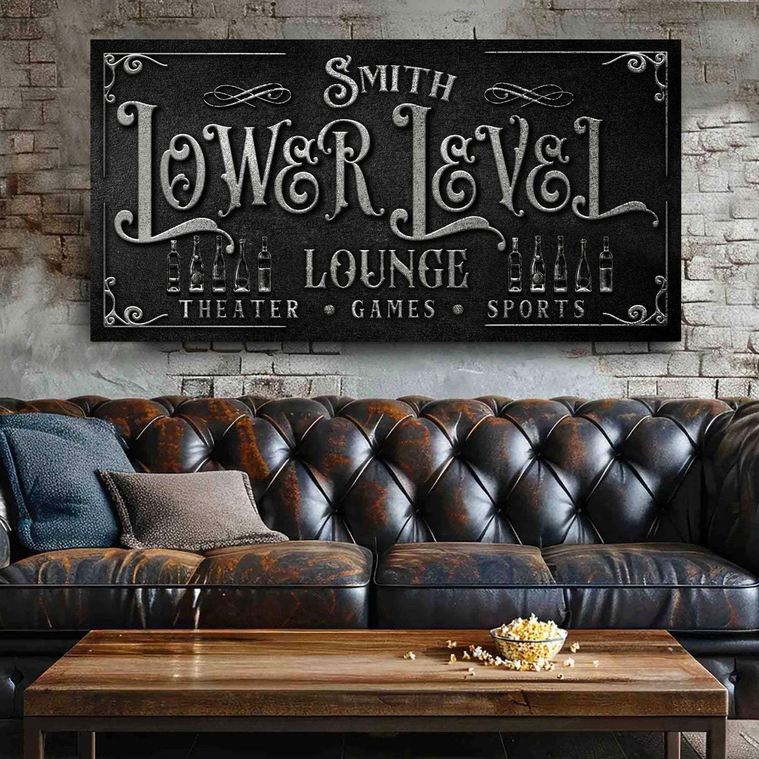 Personalized Lower Level Sign - Tailored Canvases - Flyclothing LLC