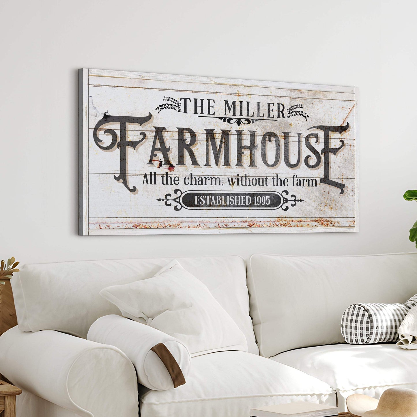 Personalized Farmhouse Sign II - Tailored Canvases - Flyclothing LLC