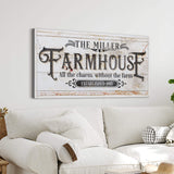 Personalized Farmhouse Sign II - Tailored Canvases - Flyclothing LLC