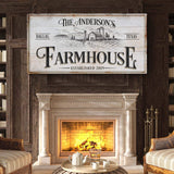 Personalized Farmhouse Sign - Tailored Canvases - Flyclothing LLC