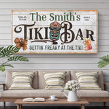 Personalized Tiki Bar Sign - Tailored Canvases - Flyclothing LLC