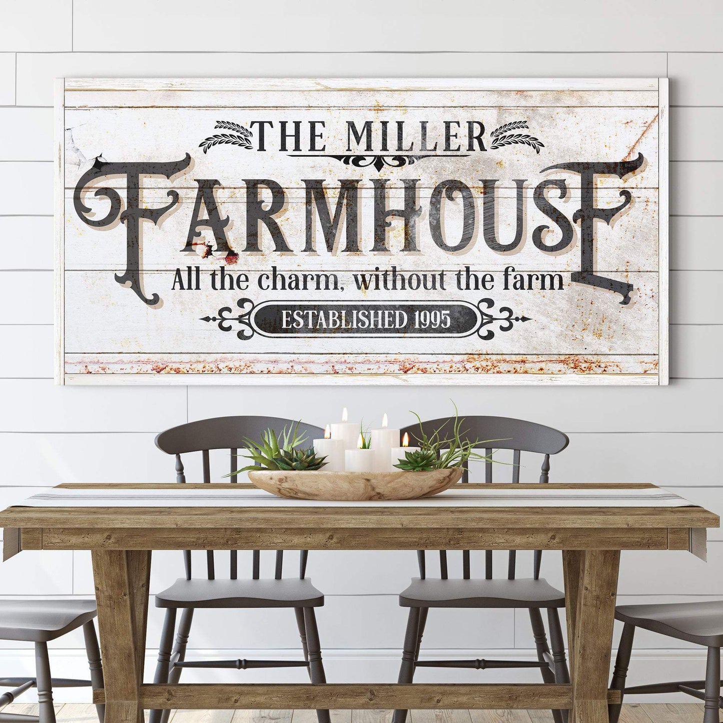Personalized Farmhouse Sign II - Tailored Canvases - Flyclothing LLC