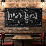 Personalized Lower Level Sign - Tailored Canvases - Flyclothing LLC
