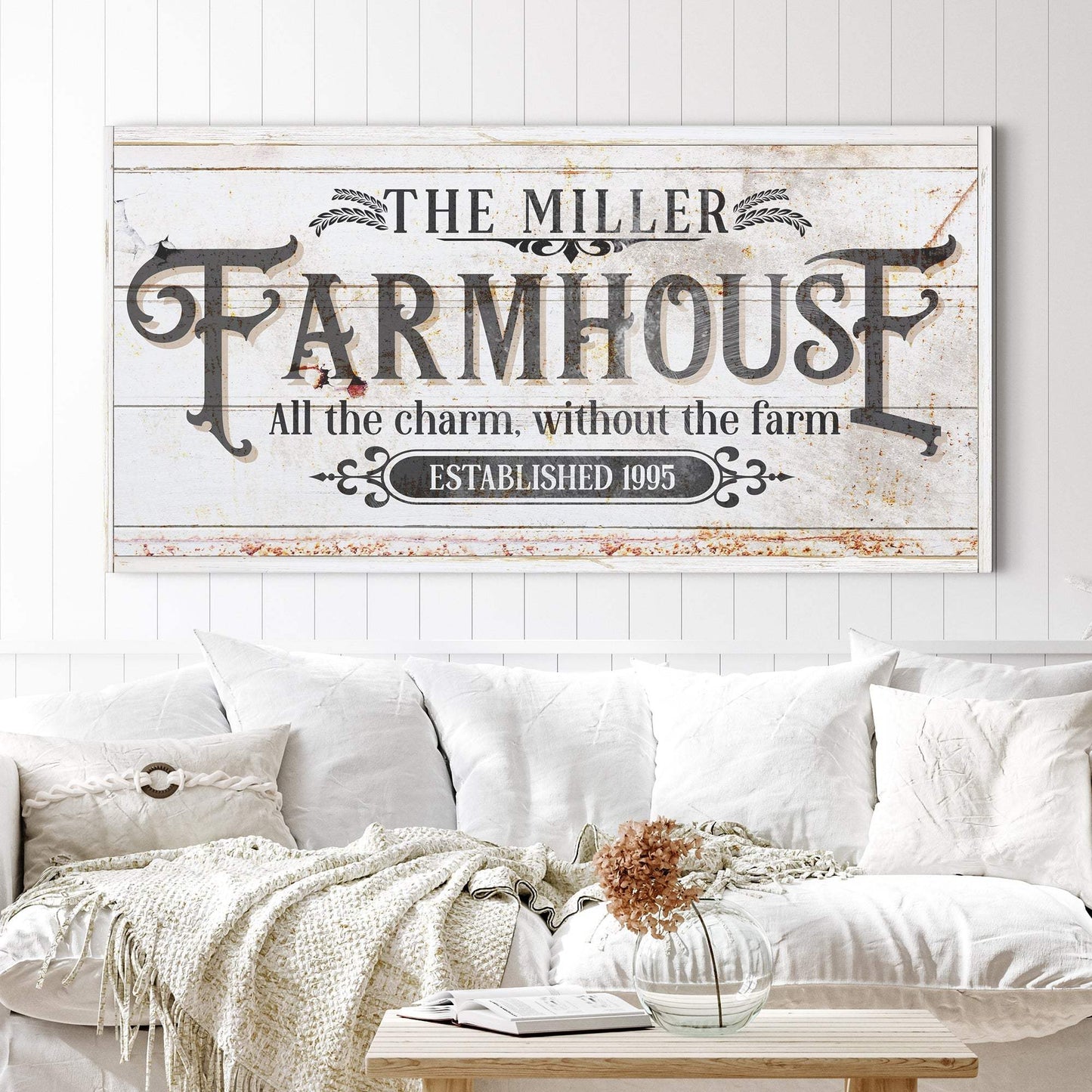 Personalized Farmhouse Sign II - Tailored Canvases - Flyclothing LLC