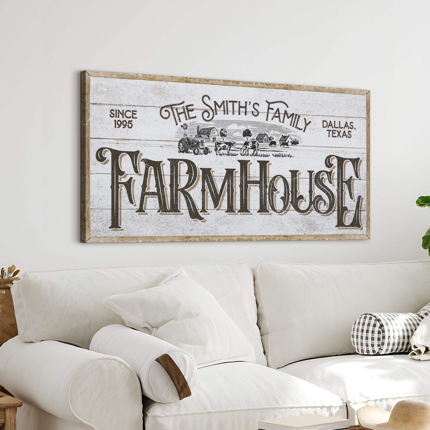 Personalized Farmhouse Sign V - Tailored Canvases - Flyclothing LLC