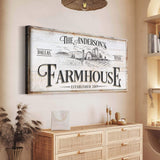 Personalized Farmhouse Sign - Tailored Canvases - Flyclothing LLC