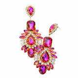 Multi Stone Evening Earrings - Madeline Love - Flyclothing LLC