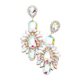 Multi Stone Evening Earrings - Madeline Love - Flyclothing LLC