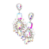 Multi Stone Evening Earrings - Madeline Love - Flyclothing LLC