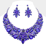 Multi Stone Evening Necklace - Madeline Love - Flyclothing LLC