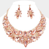 Multi Stone Evening Necklace - Madeline Love - Flyclothing LLC