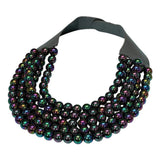 Multistrand Beaded Statement Magnetic Necklace - Madeline Love - Flyclothing LLC