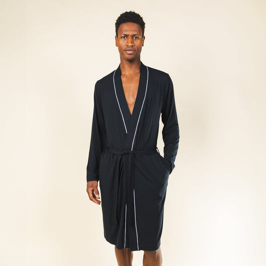 The Threat Level Midnight | Black Long Modal Robe