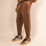The Mustang | Brown Sexy Terry™ Men’s Lounge Joggers - Shinesty - Flyclothing LLC