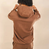 The Mustang | Brown Sexy Terry™ Men’s Lounge Hoodie - Shinesty - Flyclothing LLC
