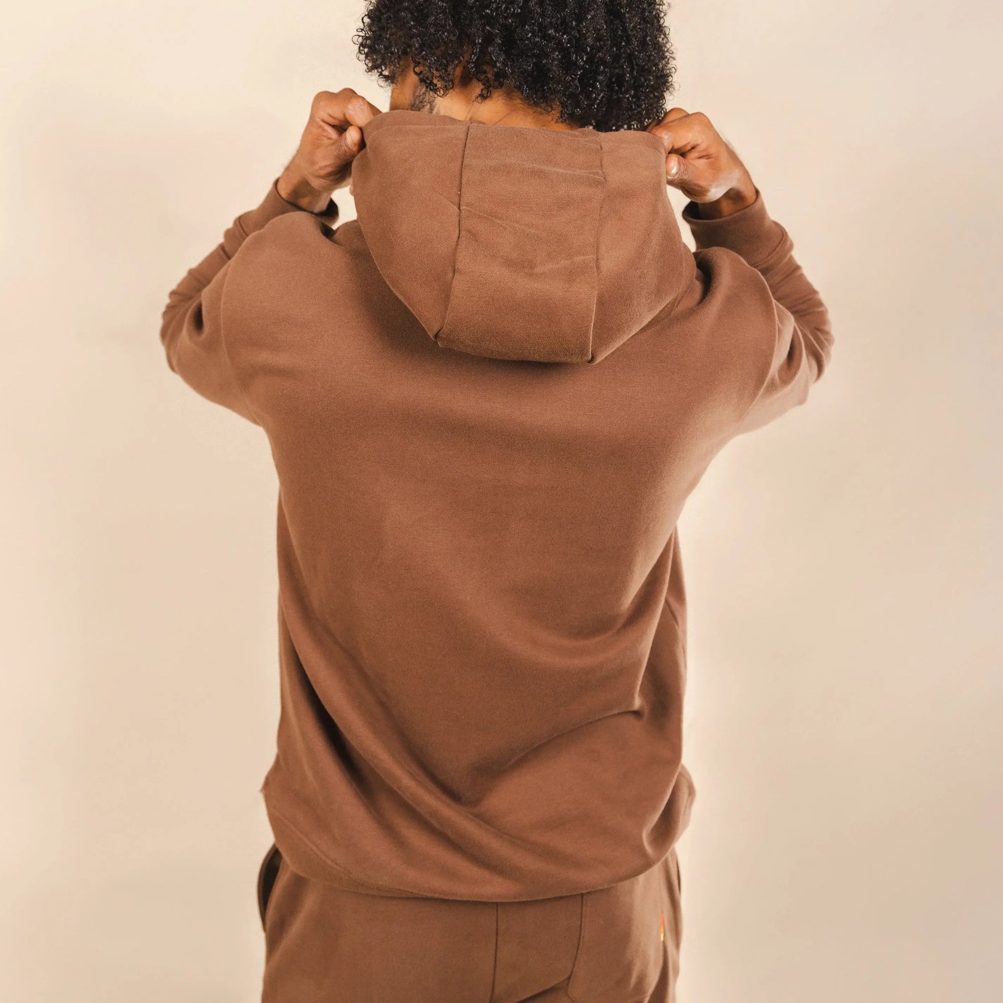 The Mustang | Brown Sexy Terry™ Men’s Lounge Hoodie - Shinesty - Flyclothing LLC