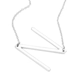 N Monogram Metal Pendant Necklace - Madeline Love - Flyclothing LLC