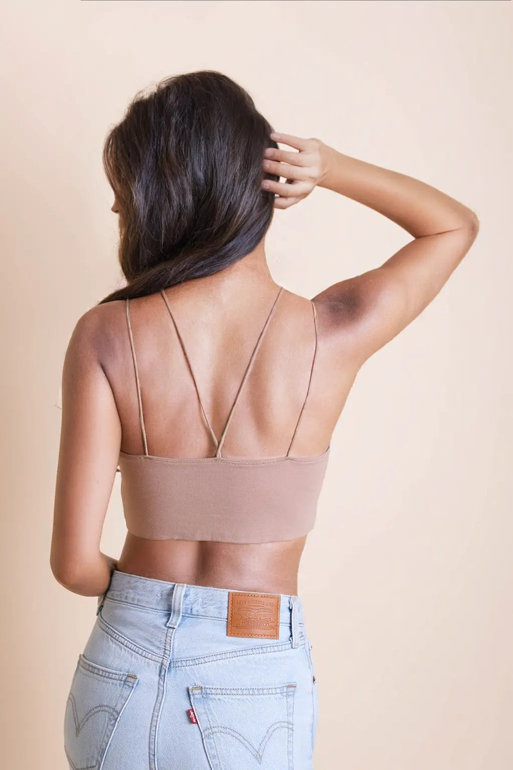 Y-Neck Plunge Crop Top - Boho Clothing and Accessories - Flyclothing LLC
