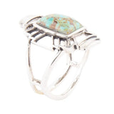 Native Sky Blue Turquoise and Sterling Silver Ring - Barse Jewelry - Flyclothing LLC