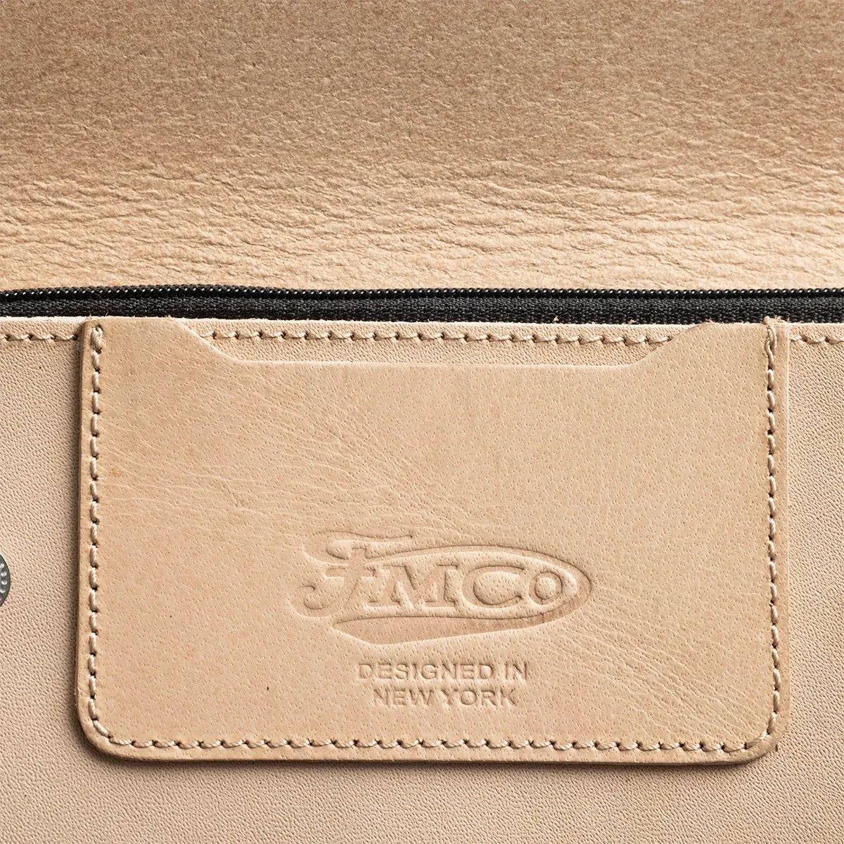 LARGE TRUCKER - Vegetable Tanned Leather Wallet - First Manufacturing Company - Flyclothing LLC