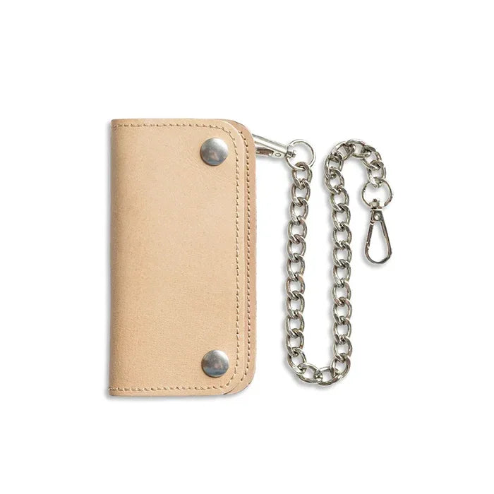 SMALL TRUCKER - Vegetable Tanned Leather Wallet - First Manufacturing Company - Flyclothing LLC