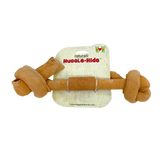 Huggle-Hide® Natural Leather Bone Dog Toy, 3 Pack - HuggleHounds - Flyclothing LLC