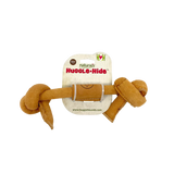 Huggle-Hide® Natural Leather Bone Dog Toy, 3 Pack - HuggleHounds - Flyclothing LLC