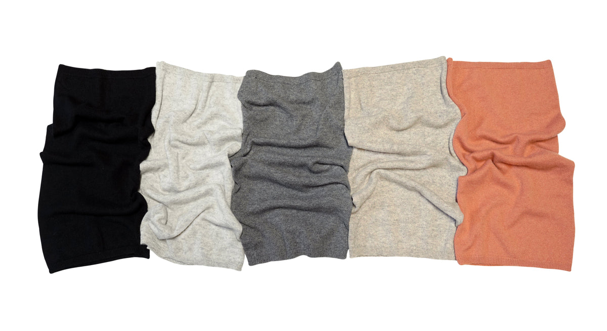 tittimitti® 100% Cashmere Unisex Neck Gaiter — Knitted Loop Scarf - tittimitti - Flyclothing LLC