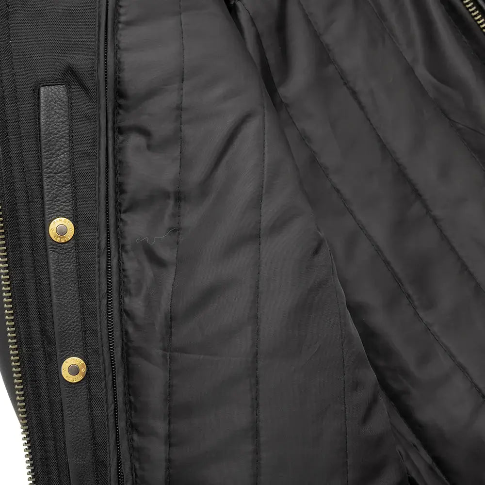 Nemesis Men's Motorcycle Leather Jacket - First Manufacturing Company - Flyclothing LLC