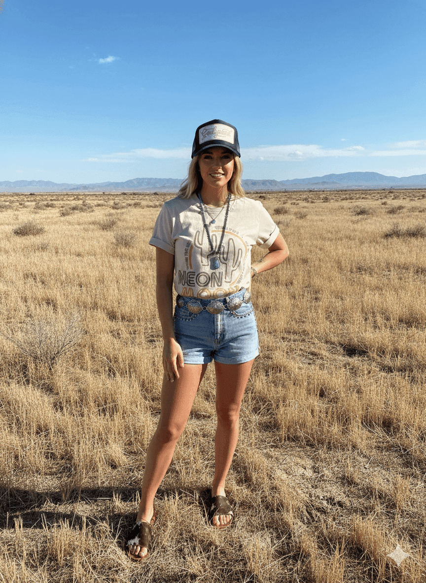 Neon Moon Cactus Graphic Tee