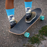 The Great Wave off Kanagawa by Hokusai Socks - Comfy Cotton for Men & Women - Real Sic - Flyclothing LLC